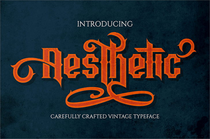 Aesthetic DEMO font插图 Aesthetic DEMO font插图