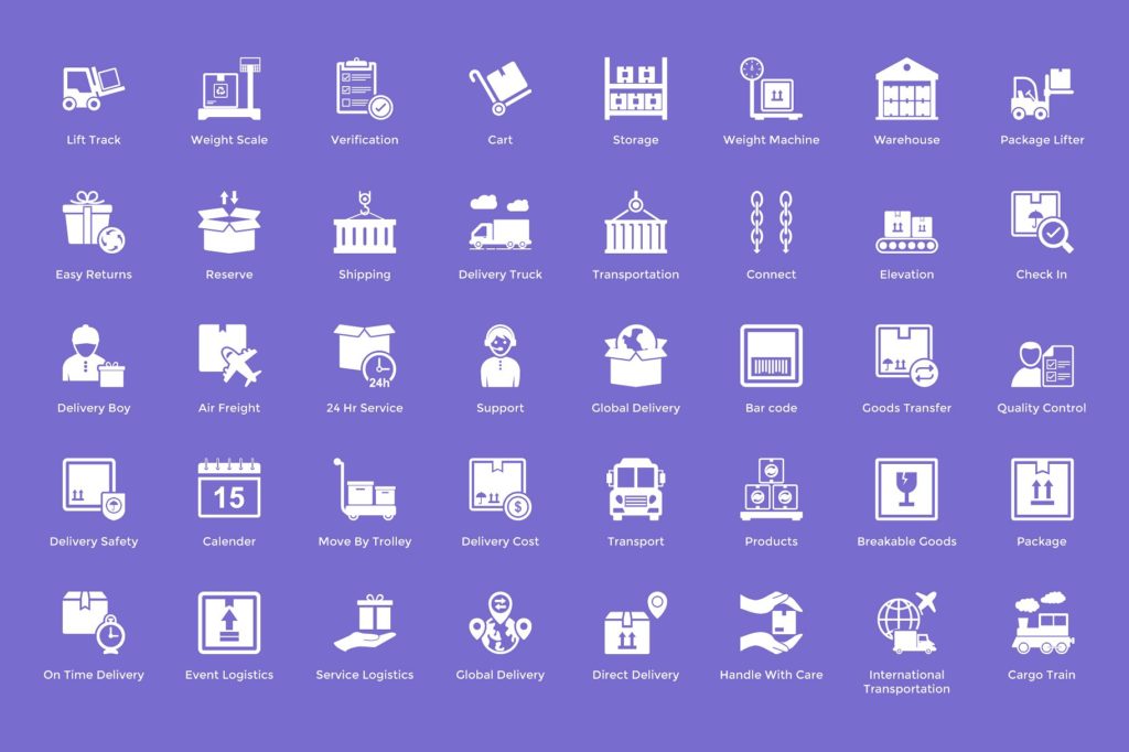 192枚物流行业矢量图标合集[AI，EPS，JPG，PSD，CSH，SVG，PNG]插图(5)