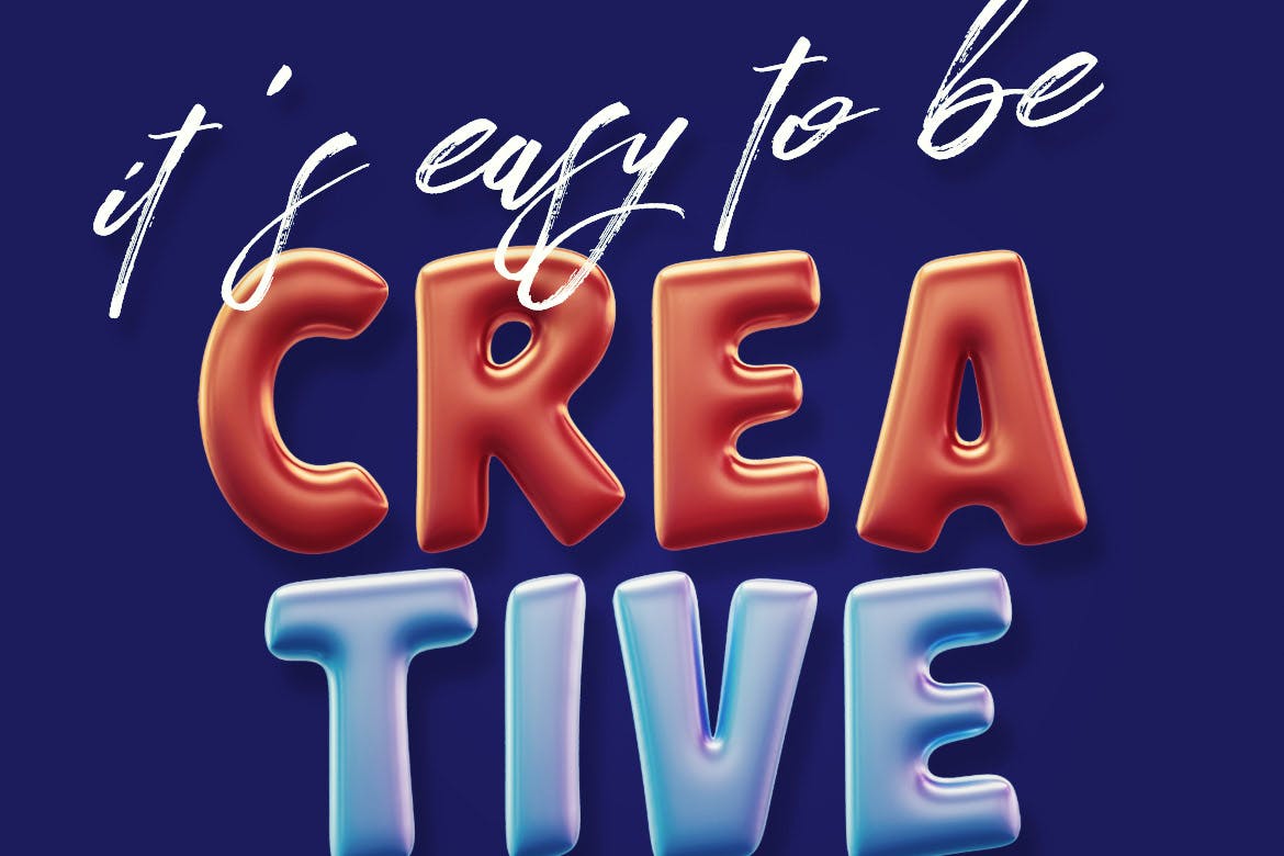 气球颜色装饰英文字体下载插图(4)