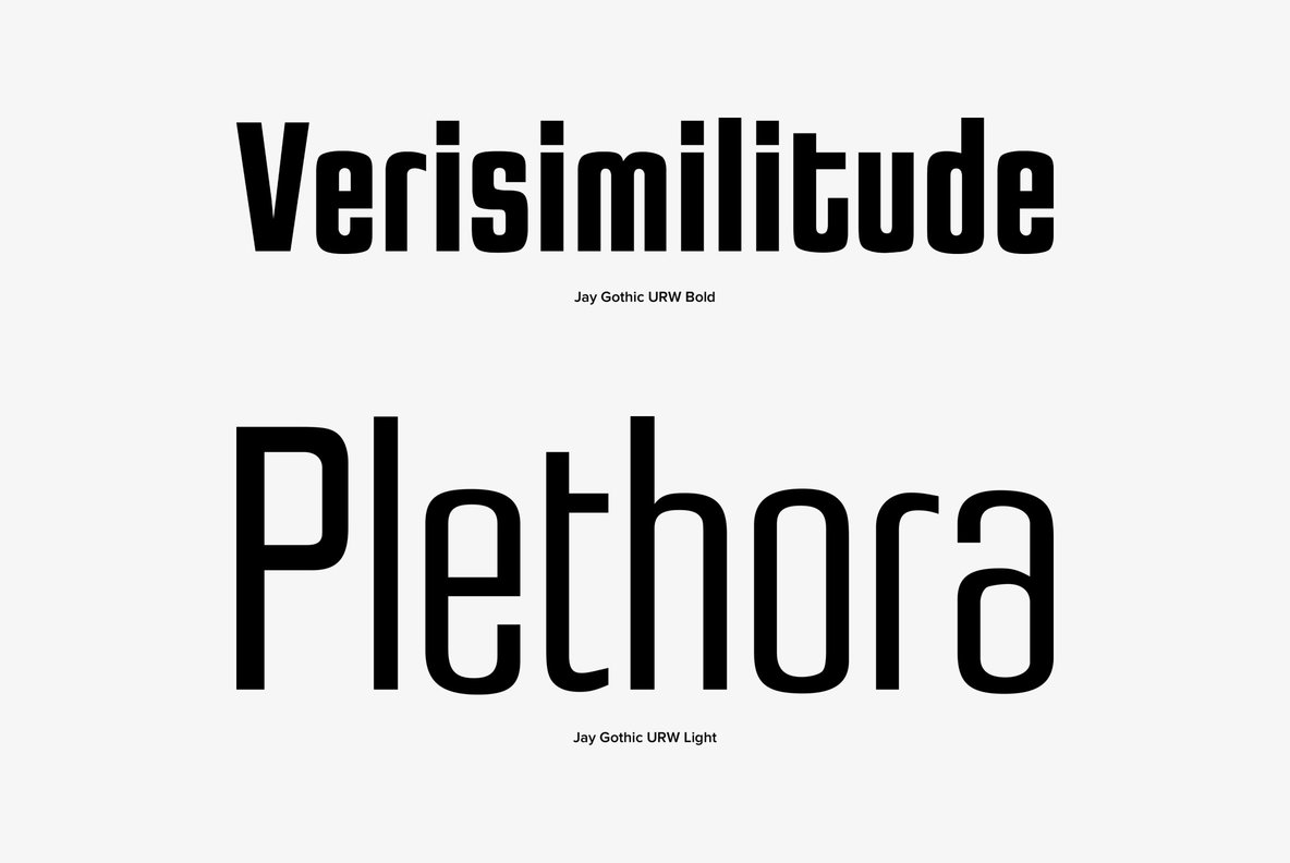 Jay Gothic Font Family插图4