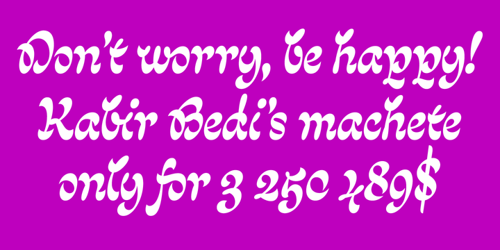 Sandokan Font插图1