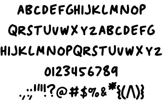 Anitype Journal1 font插图2