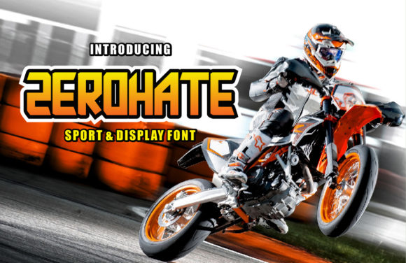 Zerohate Font插图
