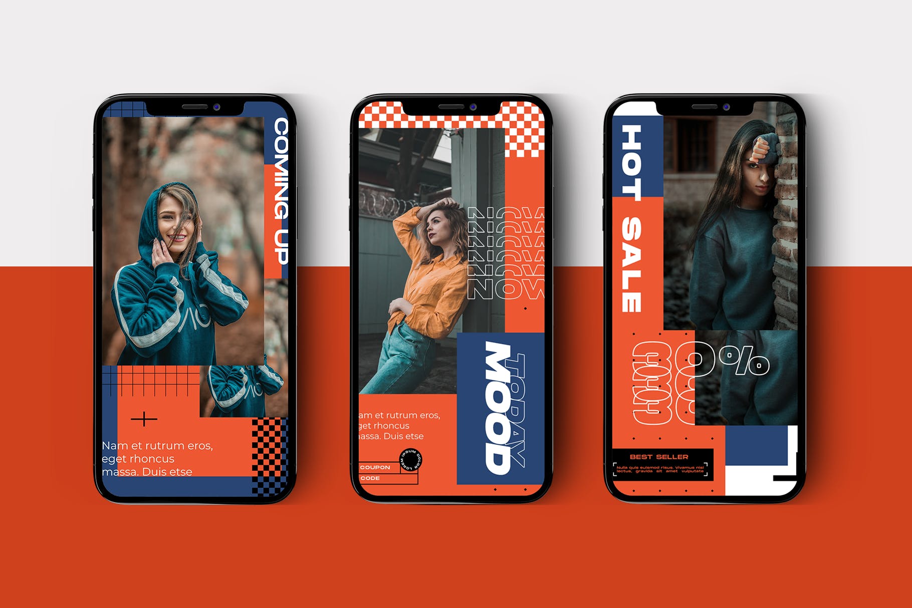 女装时尚服装Instagram社交品牌故事推广设计素材 Instagram Story Template插图(2)