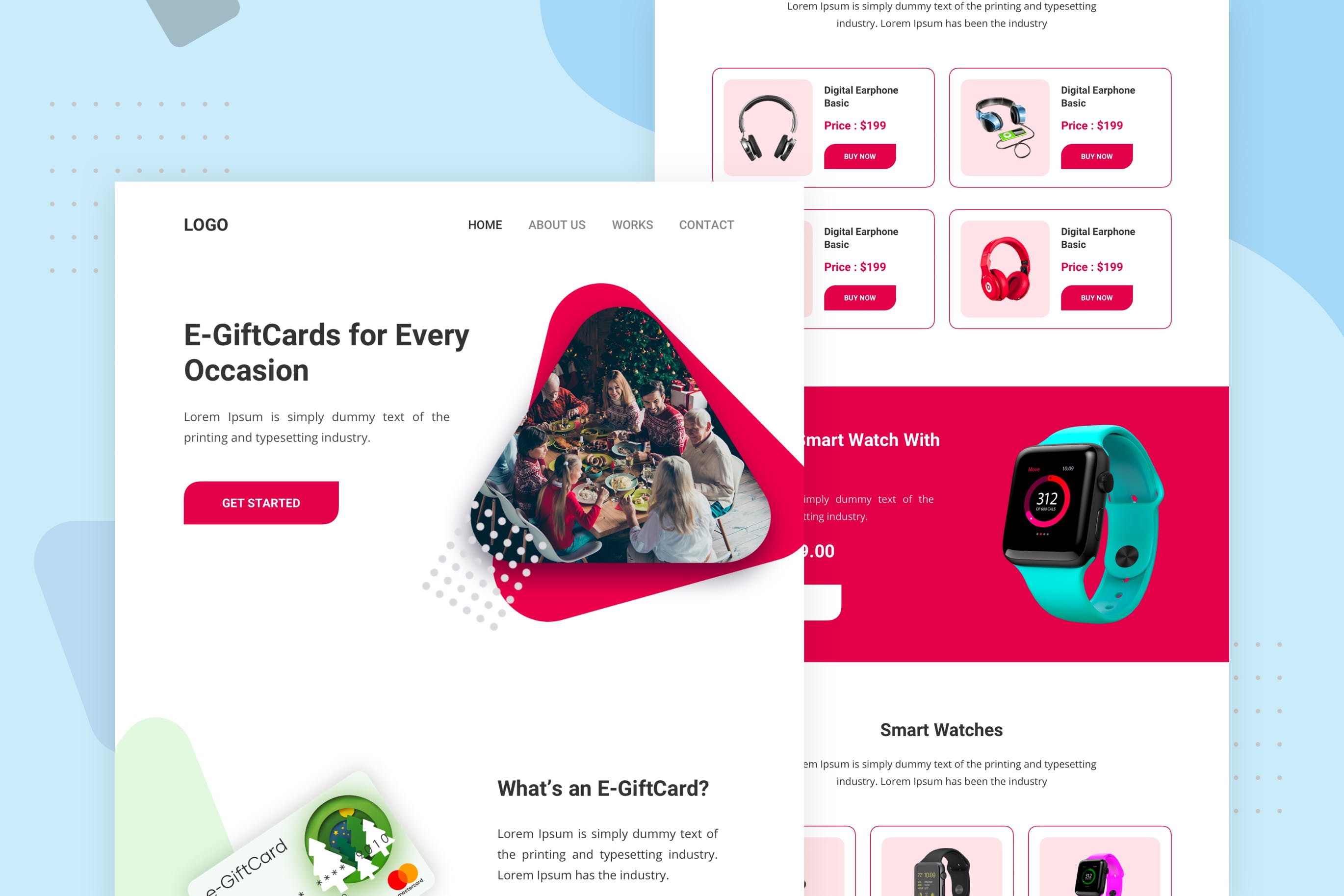 圣诞节主题促销活动EDM邮件推广模板 Christmas – Email Newsletter插图