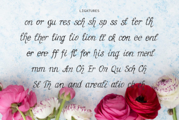 Morning Glori Font插图2