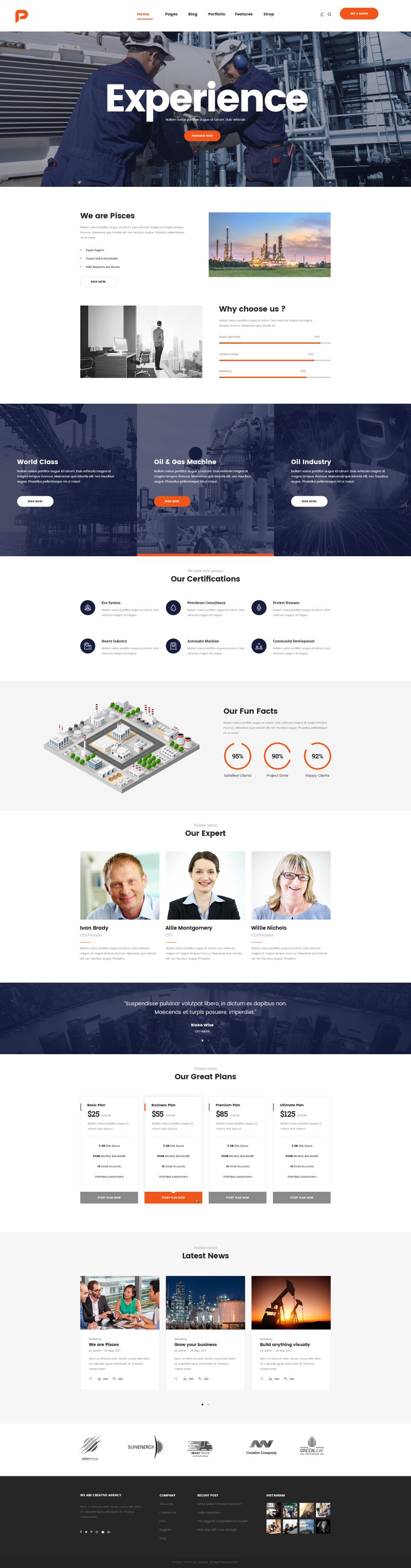 高质量网站全套 PSD 模板素材库精选 Pisces-Multi Concept PSD Template插图(40)