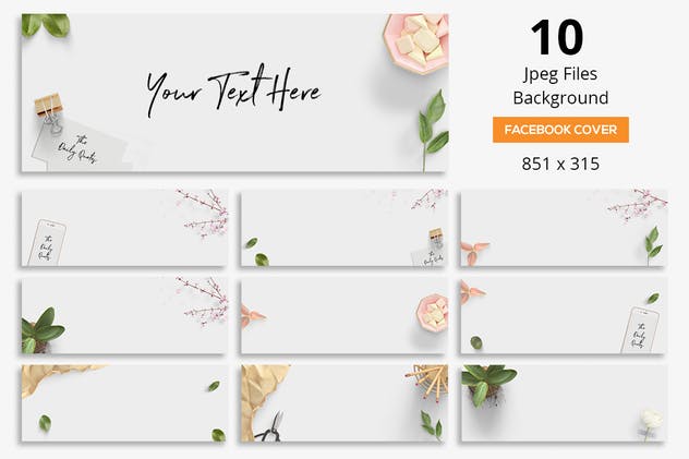 90款Facebook封面背景设计模板素材库精选 90 Facebook Cover Background插图(1)