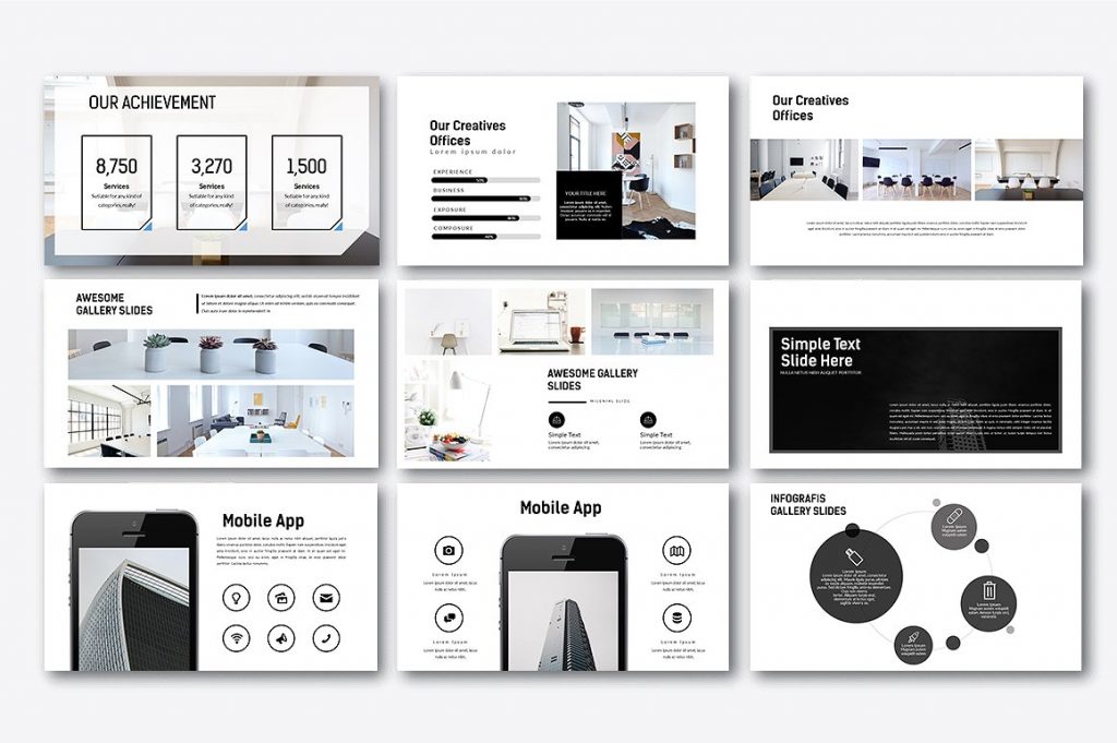 现代极简风PPT模版下载[key]插图(2)