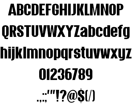 Wayland DEMO font插图1