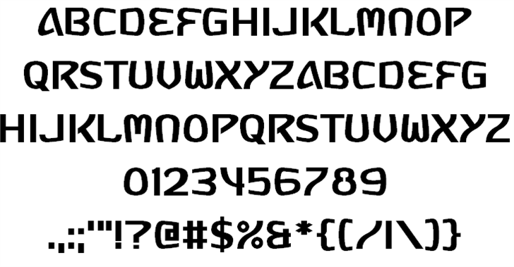 Russia Five font插图1