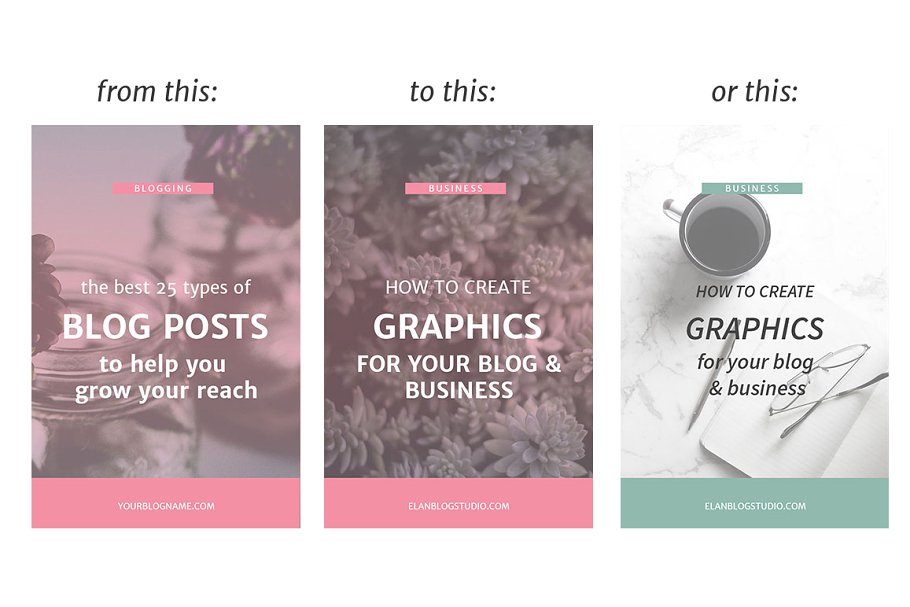 博客&社交媒体配图插图模板素材库精选 Blog and Social Media Image Kit插图(4)