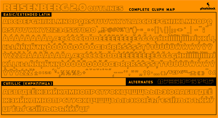 Reisenberg 2.0 font插图3