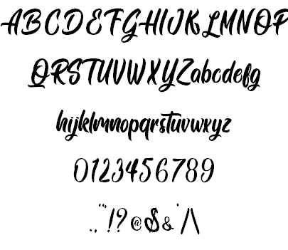 Siam Giants – Personal Use font插图1 Siam Giants – Personal Use font插图1