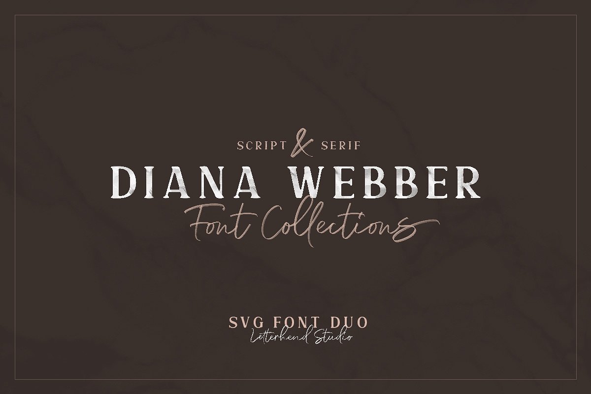 Diana Webber – SVG Font Duo插图1