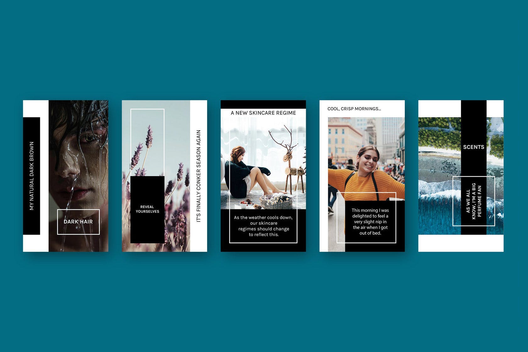 社交媒体自媒体品牌故事&贴图设计模板素材库精选v1 Social Media Pack Vol.1插图(4)