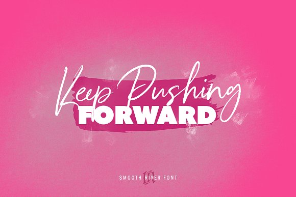 Smooth River Font插图1