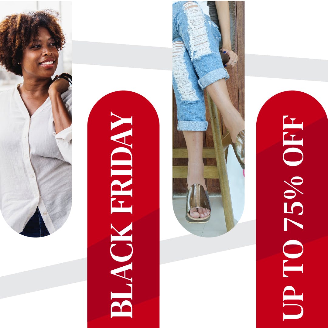 黒五折扣活动社交广告设计模板素材库精选 Black Friday Social Media Posts插图(7)