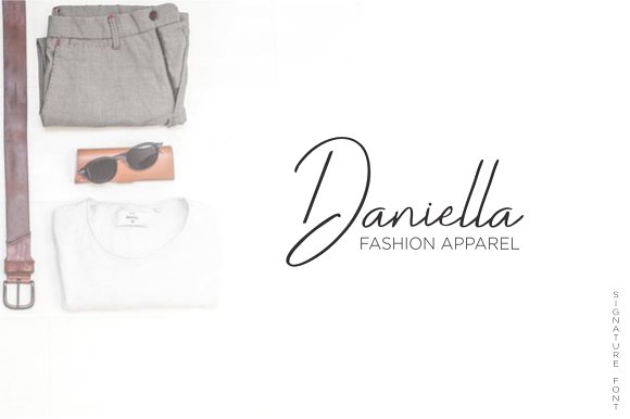 Darcey Oliver Signature Font插图6