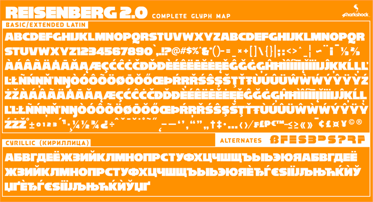 Reisenberg 2.0 font插图1