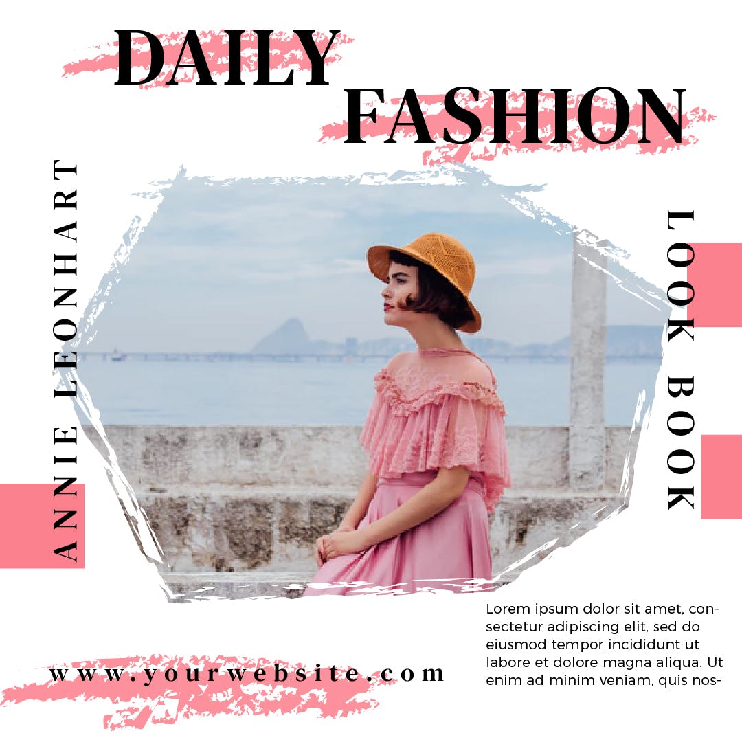 时尚品牌社交媒体推广设计模板素材库精选素材 Fashion Exhibition Media Banners插图(7)