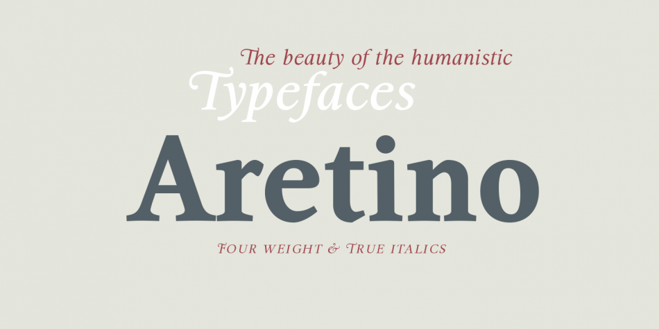 Aretino Font Family插图