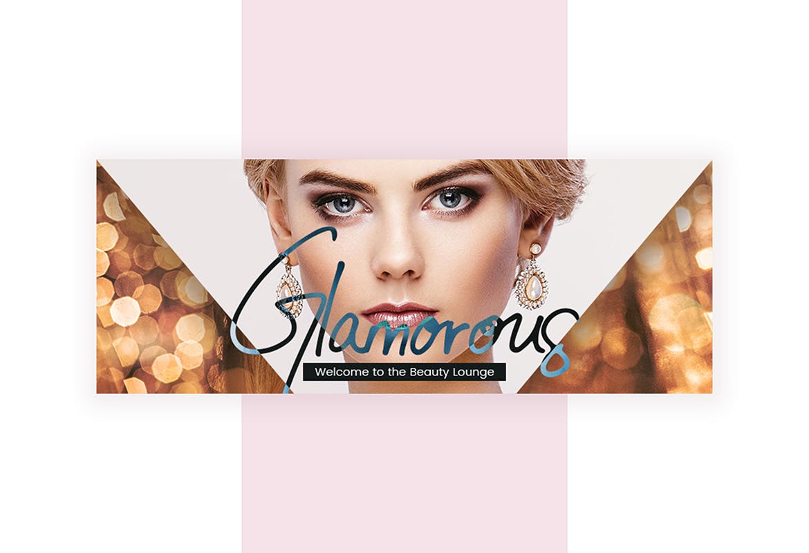 沙龙美容服务推广Facebook主页封面设计模板素材库精选 Salon & Beauty Service Facebook Cover Template插图(8)