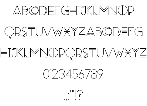 Moonrise font插图3