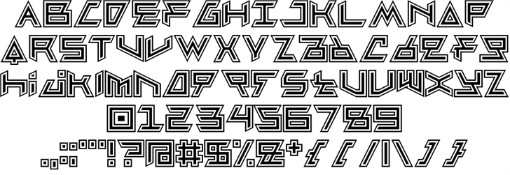 Vampire Nation font插图2