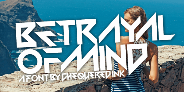 Betrayal of Mind font插图 Betrayal of Mind font插图