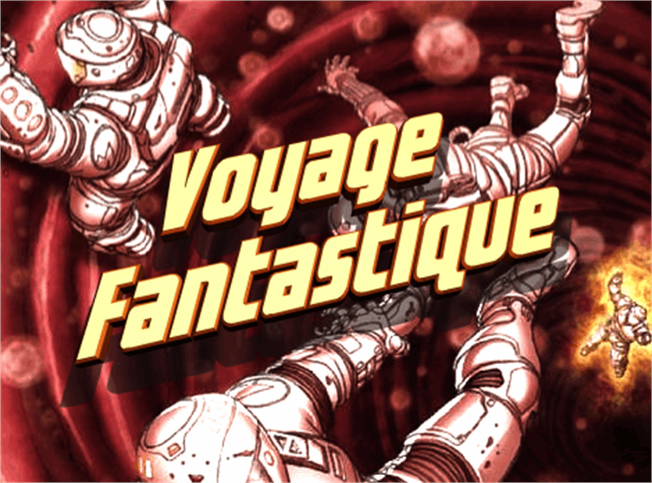 Voyage Fantastique font插图