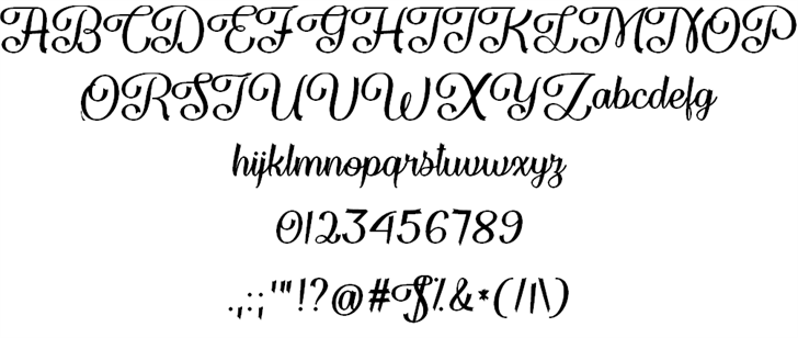 Flame Fetish font插图5