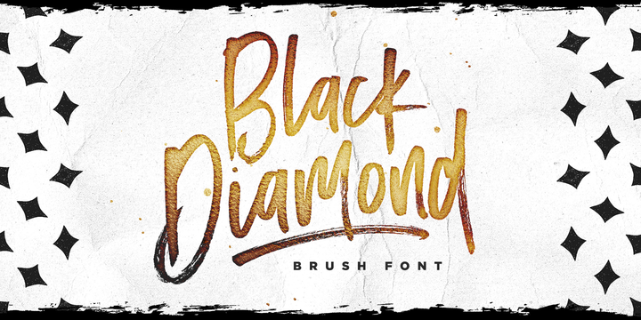 Black Diamond Font插图
