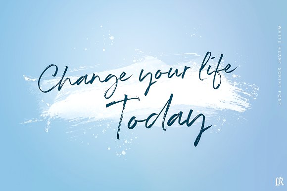 White Heart Font插图3