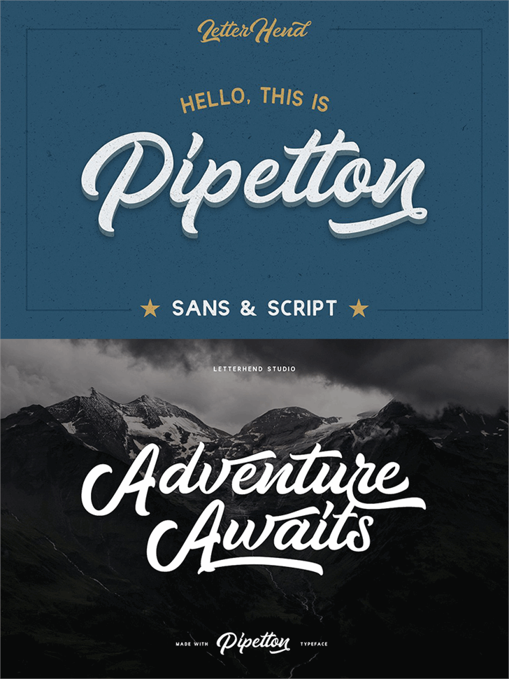 Pipetton DEMO font插图