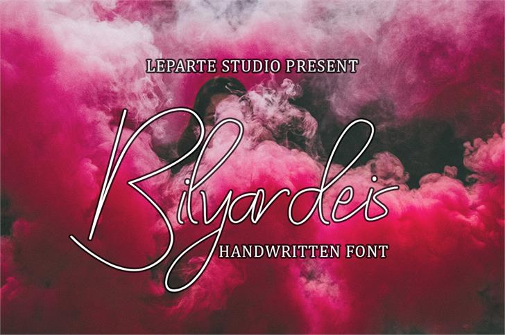 Bilyardeis font插图