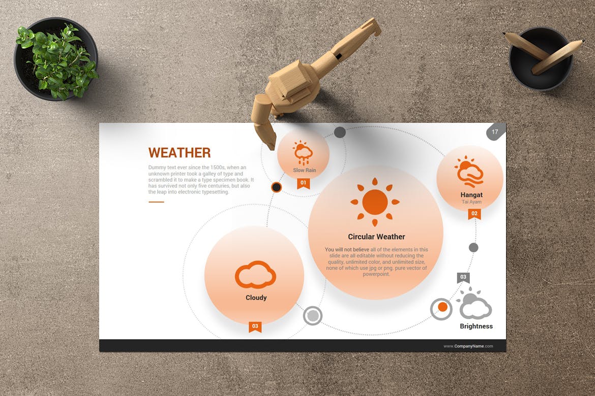 企业发展史/企业校园宣讲会素材库精选PPT模板 Bolet Powerpoint插图(3)