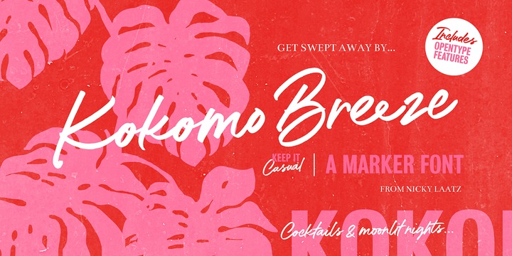 Kokomo Breeze Font插图