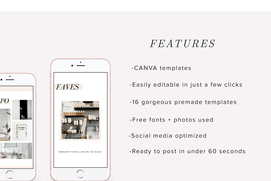 创意生活场景INS博客故事贴图模板素材库精选 CANVA Insta Stories Templates Vol.1插图(1)