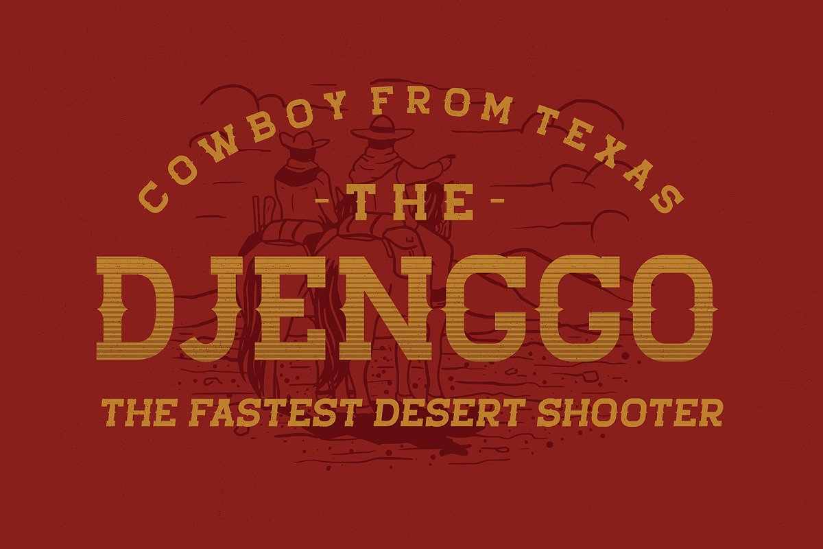 Stengkol Font Family + Illustration插图1