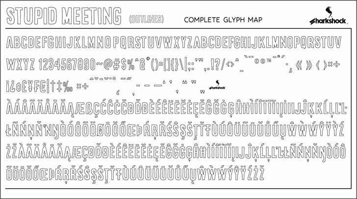 Stupid Meeting font插图2 Stupid Meeting font插图2