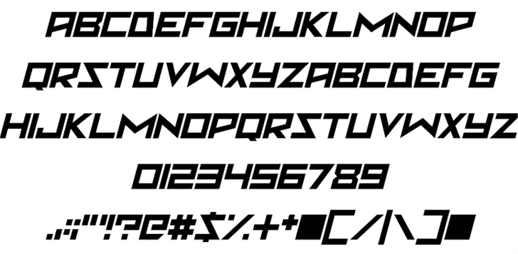 Martian Sunrise font插图2