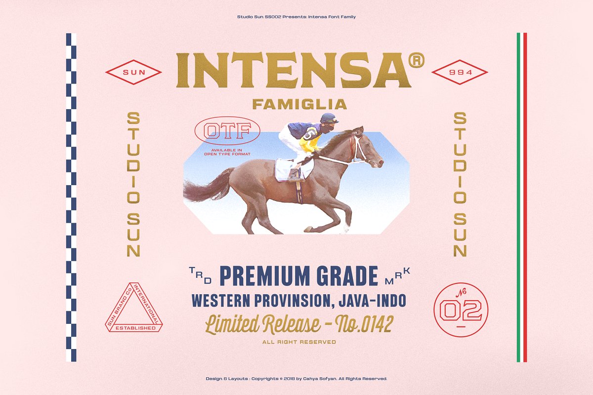 Intensa – Font Family插图