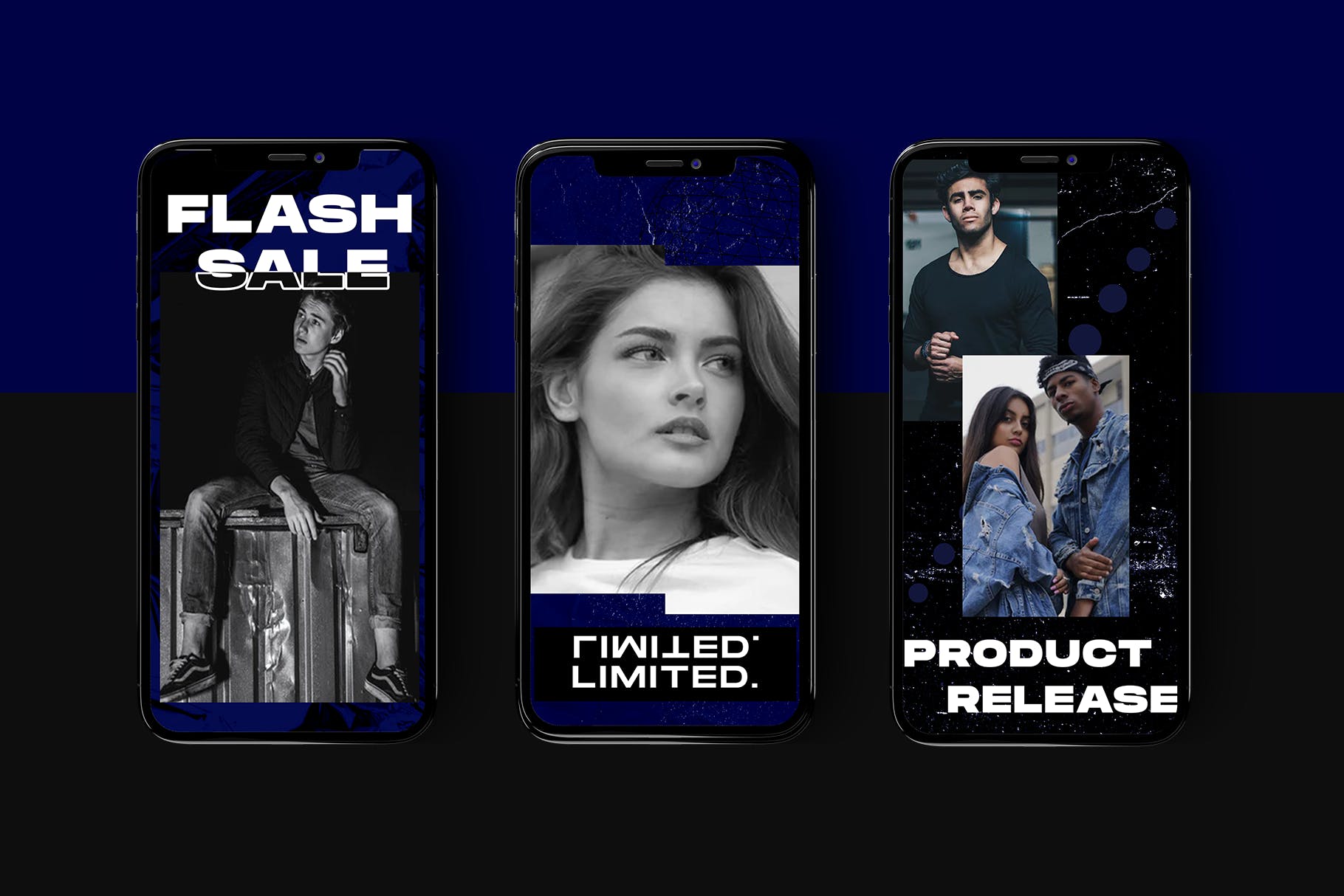 Instagram社交平台时尚品牌促销广告设计模板素材库精选 Instagram Story Template插图(2)