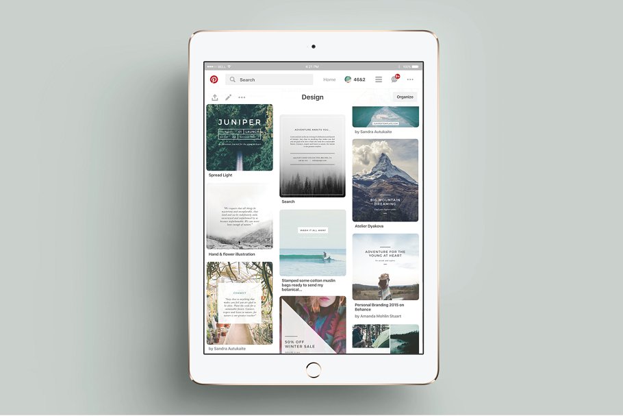 社交媒体平台Pinterest多用途贴图模板素材库精选 J U N I P E R Pinterest Pack插图(7)