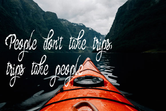 Blueberry Brush Font插图1