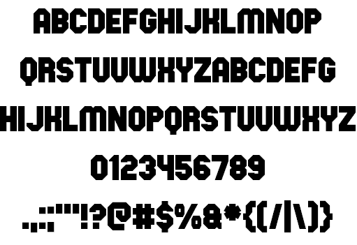 Space Obsessed font插图1