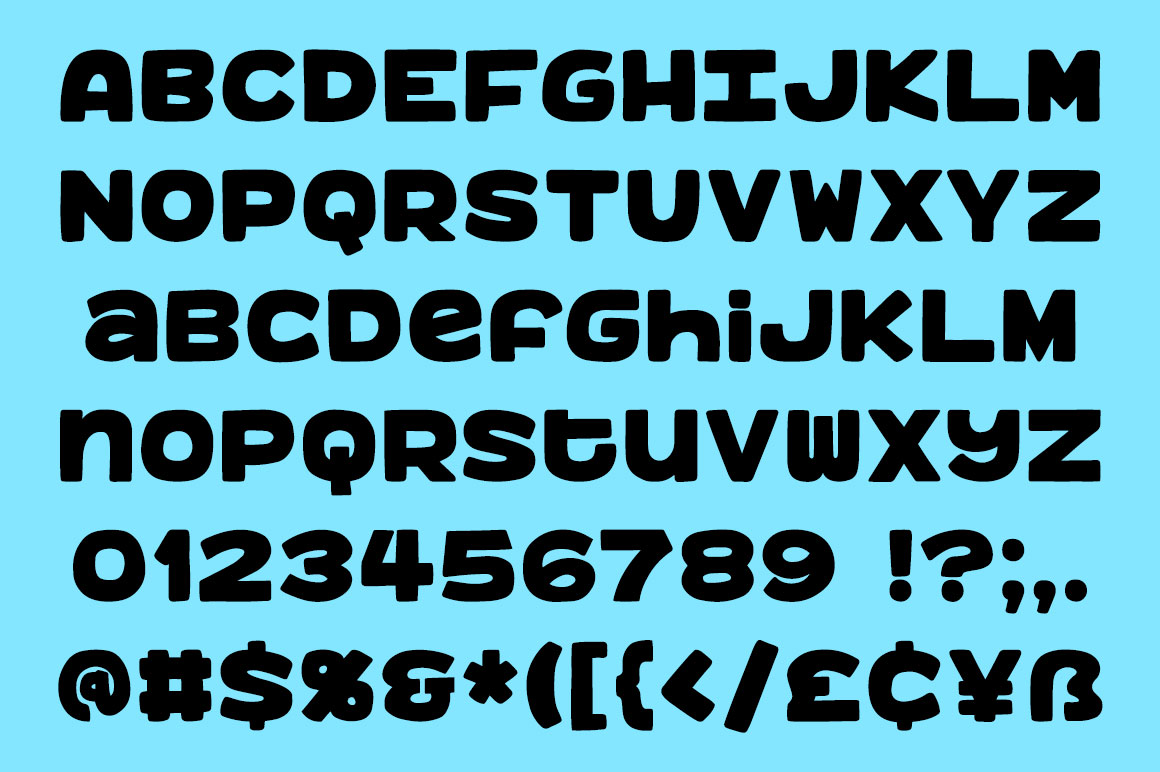 Benji: a bold, fun monospace font插图1