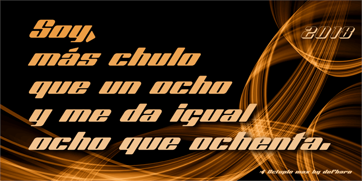 Octuple max font插图2 Octuple max font插图2