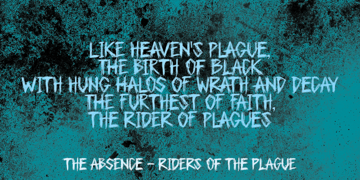 Plague Master Font Family插图